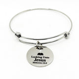 Looking Unto Jesus Charm Bracelet