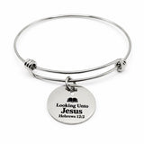 Looking Unto Jesus Charm Bracelet