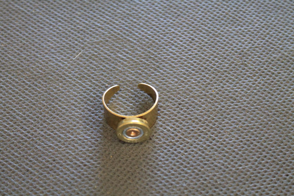 Shotgun Shell Jewelry, 410 Bore Shotgun Shell Head Brass Ring