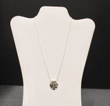 Silver Heart Necklace, Hammered Silver Heart, Wife Silver Heart Gift, Valentines Day Gift, Gift For Her, Daughter Necklace, Wife Necklace