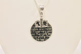 In The Beginning Genesis Pendant on Silver Chain, Bible Verse Jewelry, Gift For Her, Girlfriend Gift, Religious Jewelry