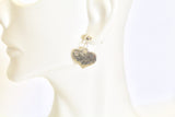 Baseball Mom Heart Earrings, Baseball Mom Earrings, Baseball Earrings, Gift For Her, Gift For Mom, Girlfriend Gift, Baseball Mom Gift