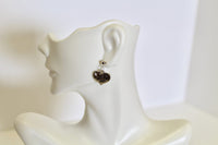 Baseball Mom Heart Earrings, Baseball Mom Earrings, Baseball Earrings, Gift For Her, Gift For Mom, Girlfriend Gift, Baseball Mom Gift