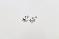 Baseball Mom Heart Earrings, Baseball Mom Earrings, Baseball Earrings, Gift For Her, Gift For Mom, Girlfriend Gift, Baseball Mom Gift