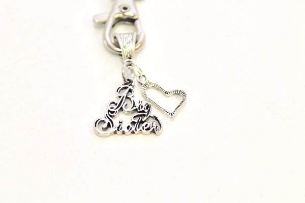 Big Sister Keychain, Sister Gift, Sorority Gift, Sorority Sister Gift, Sister Love, Gift For Her, Sisterly Love, Sister Birthday Gift