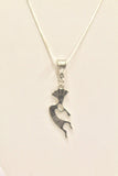 Kokopelli Pendant on Silver Chain, Fertility Jewelry Gift For Her, Hoping For A Baby, Kokopelli Jewelry, Kokopelli Necklace Gift