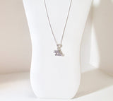 Little Sister Love Pendant on Silver Necklace, Sorority Sister Pledge Gift,  Gift For Her, Gift for Sister, Valentine's Day Gift