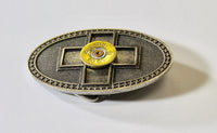 Silvertone Shotgun Shell Cross Belt Buckle, Southwestern Style, Gift For Her, Girlfriend Gift, Valentines Day Gift, Valentine Gift; Country