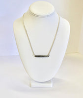 Where There's A Will There's A Way Bar Necklace, Motivational Gift For Her, Inspirational Sayings, Getting Thing Done Jewelry for Wife