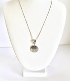 Missing You As I Walk Down the Aisle Pendant on Silver Necklace, Wedding Jewelry, Wedding Father Remembrance, Mother Remembrance