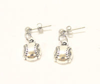 Baseball Earrings, Baseball Mom Earrings, Baseball Fan Jewelry, Gift For Her, Girlfriend Gift, Sports Jewelry Gift For Wife, Earrings Gift