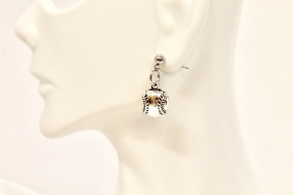 Baseball Earrings, Baseball Mom Earrings, Baseball Fan Jewelry, Gift For Her, Girlfriend Gift, Sports Jewelry Gift For Wife, Earrings Gift