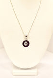 Baseball Let The Field Be Joyful and All That Is In It Pendant on Silver Chain, Psalms 96 12 Bible Verse Jewelry Gift For Her