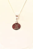 Dream Big Pray Bigger Pendant on Silver Chain, Graduation Gift For Her, Inspirational Necklace for Graduate, Motivational Jewelry