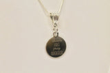 Dream Big Pray Bigger Pendant on Silver Chain, Graduation Gift For Her, Inspirational Necklace for Graduate, Motivational Jewelry