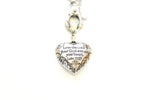 Love The Lord Your God With All Your Heart Keychain;  Luke 10:27 Bible Verse Gift, Gift For Her, Graduation Gift, Keyring Gift, New Car Gift