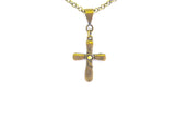 Antique Brass Cross Mustard Seed Necklace, Luke 17:6 Bible Verse Jewelry, Bible Verse Gift For Her, Faith Jewelry Graduation Gift