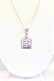One Day Closer One Day Stronger Necklace, Exercise Jewelry, Encouragement Gift, Motivational Jewelry Gift, Graduation Gift for Her