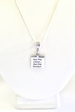 One Day Closer One Day Stronger Necklace, Exercise Jewelry, Encouragement Gift, Motivational Jewelry Gift, Graduation Gift for Her