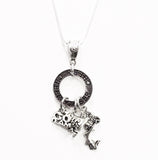 Cheer Mom Pendant on Silver Chain, Cheerleader Mom Gift, Gift For Her, Gift for Mom, Cheer Squad Mom, Jewelry Gift For Wife