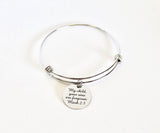 My Child Your Sins Are Forgiven Mark 2:5 Expanding Bangle Charm Bracelet, Bible Verse Jewelry Gift, Gift for Her, Baptism Gift, Confirmation