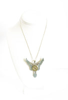 Statement Shotgun Shell Necklace, Bird Wings 20 Gauge Pendant Gift For Her, Shooting Sports Jewelry Gift, Southwestern Style Wife Jewelry