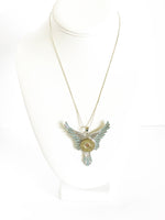 Statement Shotgun Shell Necklace, Bird Wings 20 Gauge Pendant Gift For Her, Shooting Sports Jewelry Gift, Southwestern Style Wife Jewelry
