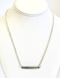 Where There's A Will There's A Way Bar Necklace, Motivational Gift For Her, Inspirational Sayings, Getting Thing Done Jewelry for Wife