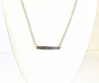 Where There's A Will There's A Way Bar Necklace, Motivational Gift For Her, Inspirational Sayings, Getting Thing Done Jewelry for Wife