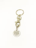 He Who Started A Good Work in You Will Carry It To Completion Keychain, Phil 1:6 Bible Verse Gift for Her, Sympathy Gift, Encouragement Gift