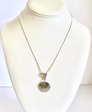 God Has You In His Hands I Have You In My Heart Pendant on Silver Chain, Wife Jewelry, Christian Jewelry Gift For Her, Remembrance