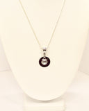 Baseball Let The Field Be Joyful and All That Is In It Pendant on Silver Chain, Psalms 96 12 Bible Verse Jewelry Gift For Her