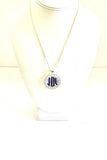 Monogrammed Necklace, Monogram Silver Necklace, Personalized Monogram Jewelry, Jewelry Gift For Wife, Monogram Necklace, Gift For Her