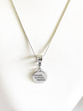 Inhale Exhale Repeat Necklace Gift, Meditation Spa Jewelry Gift For Her, Relaxation Yoga Jewelry, Mindfulness Jewelry Girlfriend Gift