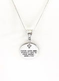 Every Good And Perfect Gift Is From Above Pendant Necklace, James 1:17 Bible Verse Scripture Gift, Religious Jewelry Gift For Her, Christian