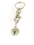 Diabetes Medical Awareness Keychain, Diabetes Keychain, Diabetes Awareness, Medical Notification Keychain, Diabetes ID Keychain For Her