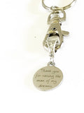 Thank You For Raising The Man Of My Dreams Keychain, Mother In Law Gift, Father In Law Gift, Father In Love Gift, Mother In Love Gift