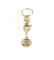 Mind Over Matter Keychain, Encouragement Gift, Motivation Gift, Network Marketing Team Gift,  Motivational Keychain For Her, Daughter Gift