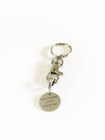 Not Perfect Just Forgiven Keychain, Baptism Gift, Confirmation Gift, Sunday School Class Gifts, Christian Keychain Gifts, Religious Gifts