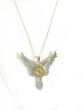 Statement Shotgun Shell Necklace, Bird Wings 20 Gauge Pendant Gift For Her, Shooting Sports Jewelry Gift, Southwestern Style Wife Jewelry