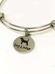 Dog Lover Expanding Bangle Charm Bracelet, Stacking Bracelet, Stackable Bangle, Pet Lover Gift, Dog Lover Gift, Dog Mama, New Dog Owner Gift