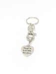Though She Be But Little She Be Fierce Keychain, Encouragement Gift for Her, New Car Gift For Daughter, Going To College Gift, Motivational