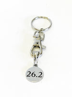26.2 Marathon Keychain, Runner Gifts, Running Gifts, Marathon Team Gifts, Runner Valentine Gift For Her, Love To Run, Running Marathons