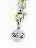 26.2 Marathon Keychain, Runner Gifts, Running Gifts, Marathon Team Gifts, Runner Valentine Gift For Her, Love To Run, Running Marathons