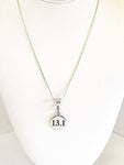 Half Marathon 13.1 Necklace, 13.1 Miles, Marathon Jewelry, 13.1 Pendant Necklace, Running Gift For Her, Love To Run, Runner Jewelry Gift