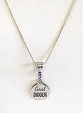 Goal Digger Necklace, Motivational Necklace Gift for Her, Direct Sales Team Gifts, Inspiring Success Gifts, Goal Setting and Achieving