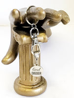 Goal Digger Keychain, Motivation to Achieve Success, Motivational Gifts, Direct Sales Team Lead Gifts, Goal Setting, Goal Setter Gifts