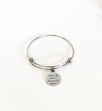 Sisters By Chance Friends By Choice Expanding Bangle Charm Bracelet, Sister Jewelry Gift, Sister In Law Gift, Sisters And Friends Forever