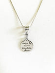 Sisters By Chance Friends By Choice Necklace, Sister In Love Jewelry Gift, Sister In Law Valentine Gift, Sister Necklace, Sisters Friends