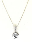 Life Is Better With A Horse Silver Pendant Necklace, Horse Lover Jewelry Gift, Horse Therapy Gift, Horse Rider Gift For Her, Valentine Gift